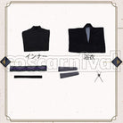 Uchigatana Minamoto Kiyomaro Light Version Cosplay cosplay costume from Touken Ranbu, set view