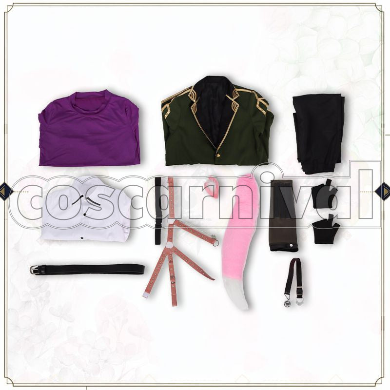 Uchigatana Murakumo Gou Cosplay cosplay costume from Touken Ranbu, set view