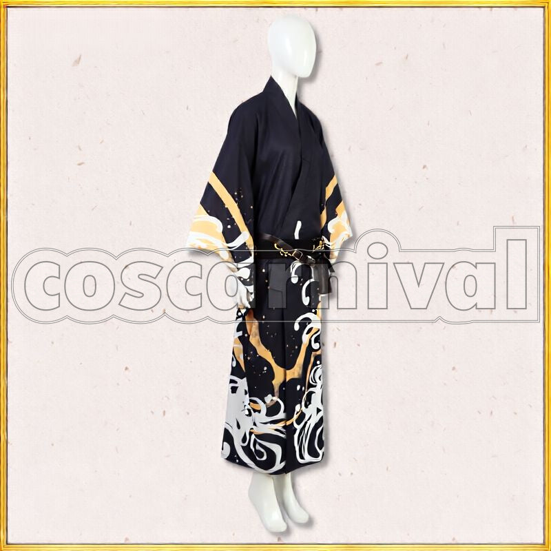 Uchigatana Mutsunokami Yoshiyuki Light Version Cosplay cosplay costume from Touken Ranbu, side view 2