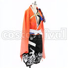 Warrior Mutsunokami Yoshiyuki cosplay costume from Touken Ranbu Uchigatana, side view