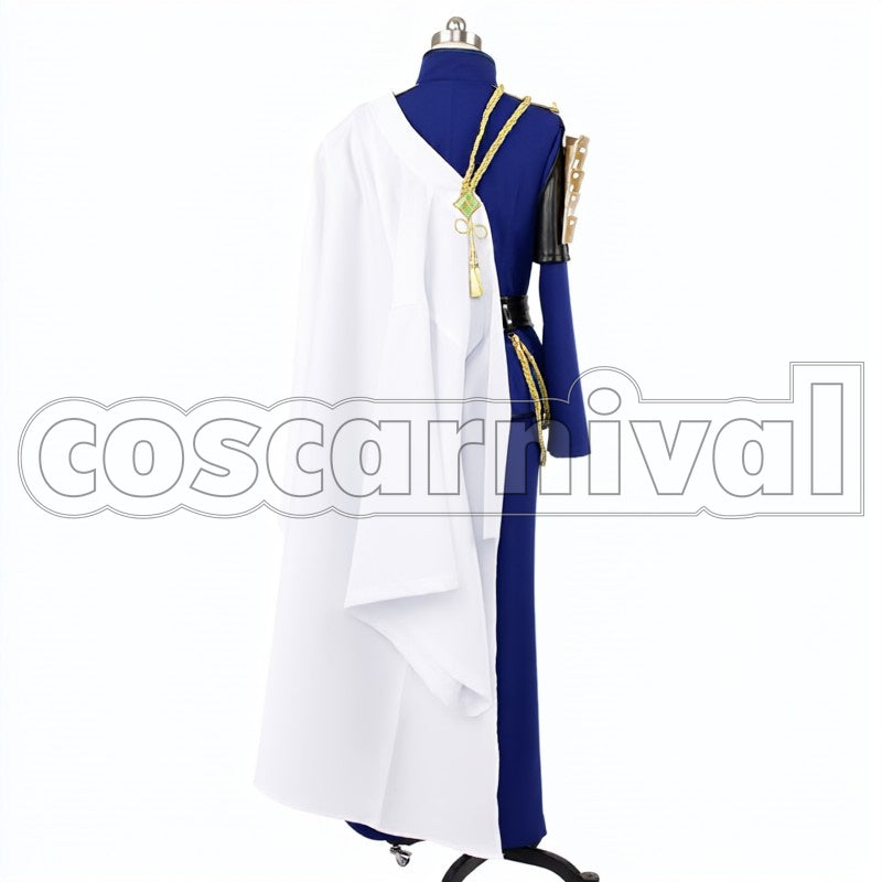 Warrior Nikkari Aoe cosplay costume from Touken Ranbu Wakizashi, back view 2