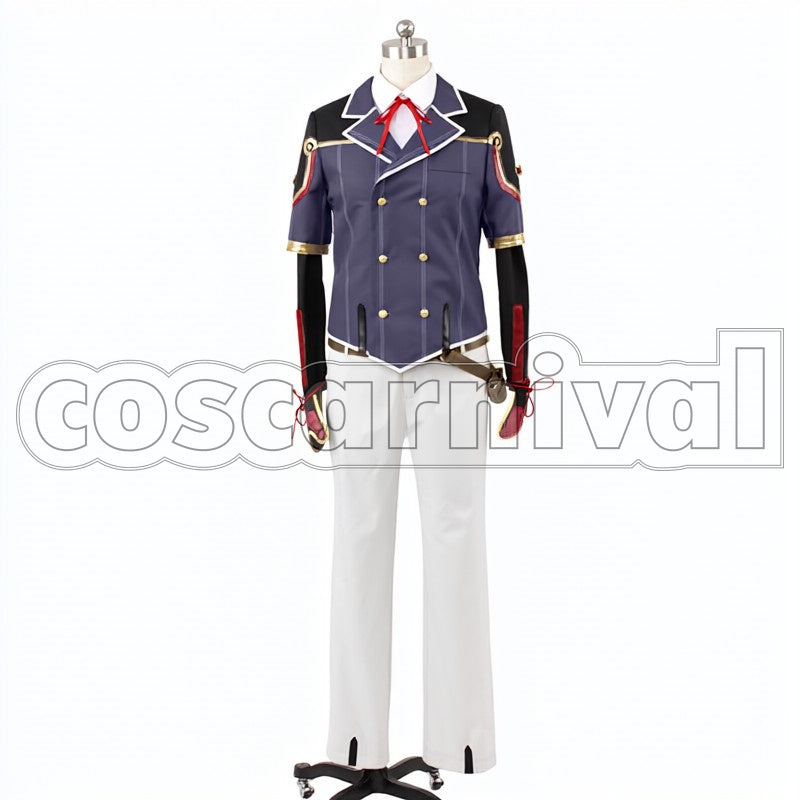 Warrior Horikawa Kunihiro cosplay costume from Touken Ranbu Wakizashi, front view