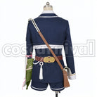 Warrior Tantou Houchou Toushirou cosplay costume from Touken Ranbu Wakizashi, back view