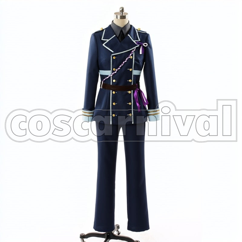 Warrior Honebami Toushirou cosplay costume from Touken Ranbu Wakizashi, front view 2