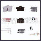 Warriors Ootachi Omokage Cosplay cosplay costume from Touken Ranbu, set view