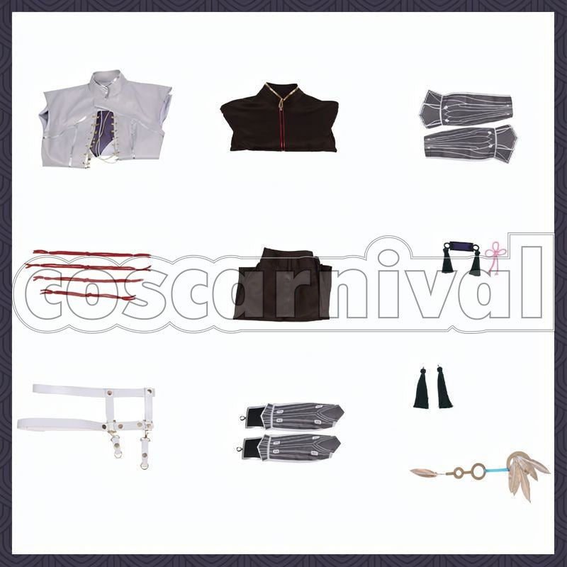 Warriors Ootachi Omokage Cosplay cosplay costume from Touken Ranbu, set view