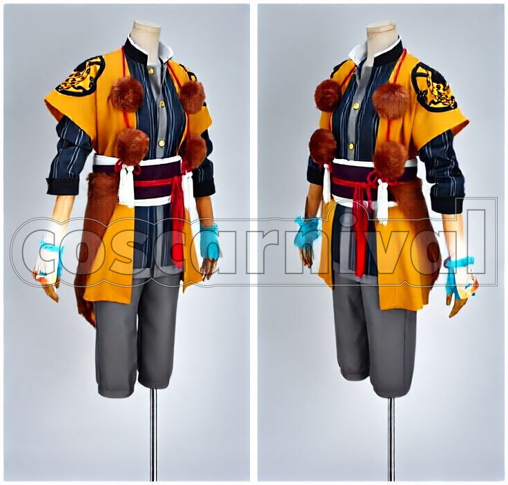 Yamabushi Kunihiro Cosplay cosplay costume from Touken Ranbu, front view 2