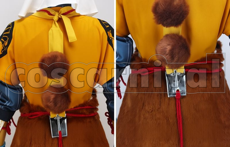 Yamabushi Kunihiro Cosplay cosplay costume from Touken Ranbu, back view