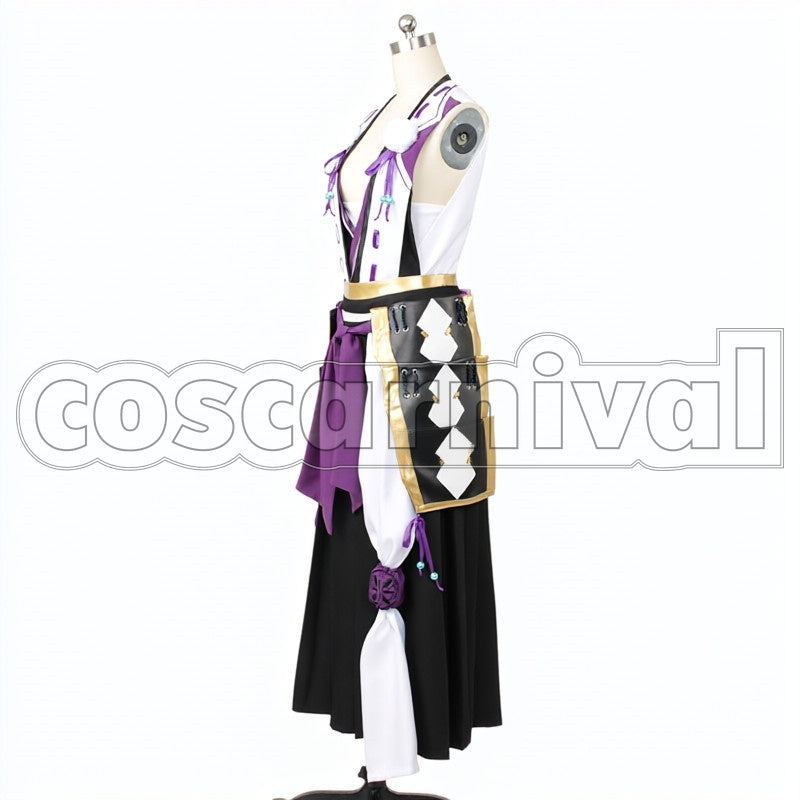 Warrior Tonbokiri cosplay costume from Touken Ranbu Yari, side view 2