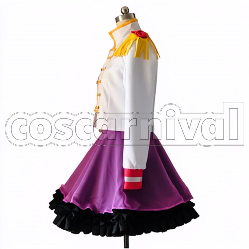 Yuki Hanazono cosplay costume from Tsukiuta. Fluna January, side view