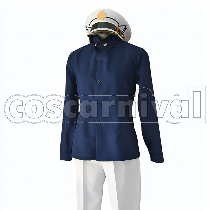 Iku Kannazuki Military cosplay costume from Tsukiuta., front view 2
