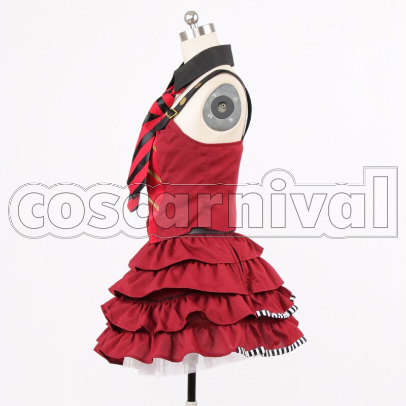 Goddess Candidates Seleas July Matsuri Motomiya Performance Outfit cosplay costume from Tsukiuta. Latter Half, side view 2