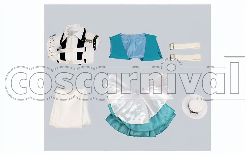 Minaduki Rui Cosplay cosplay costume from Tsukiuta., set view