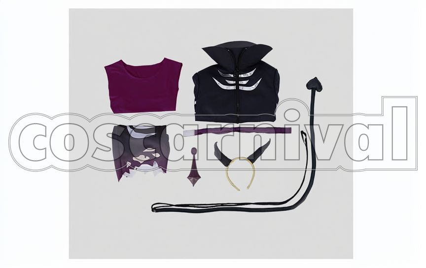 ORIGIN Mazoku (Demonic Class) Six Gravity Shiwasu Kakeru Cosplay cosplay costume from Tsukiuta., set view