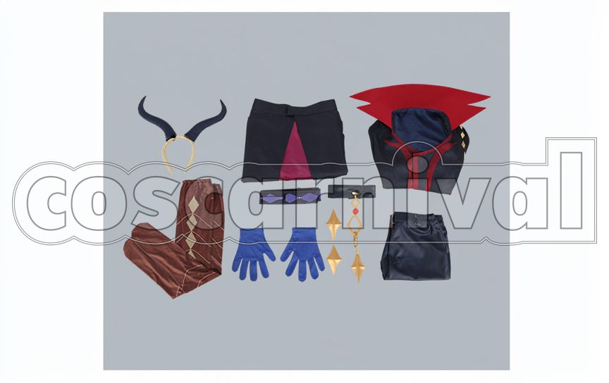 ORIGIN Mazoku (Demonic Class) Six Gravity Yayoi Haru Cosplay cosplay costume from Tsukiuta., set view
