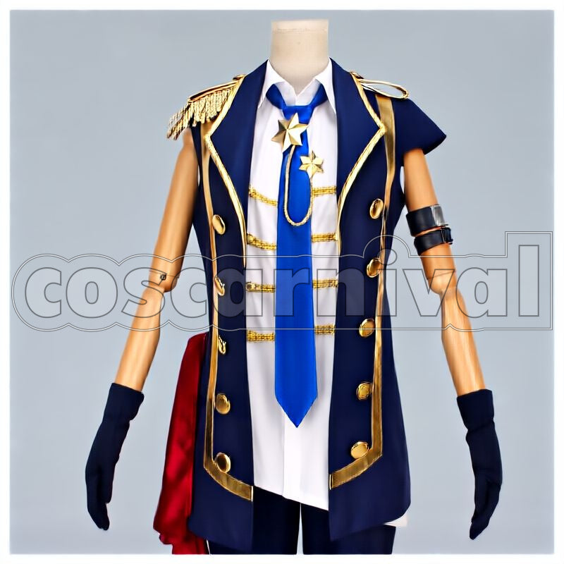 The Animation Uduki Arata Stage Outfit Revised Version Cosplay cosplay costume from Tsukiuta., front view