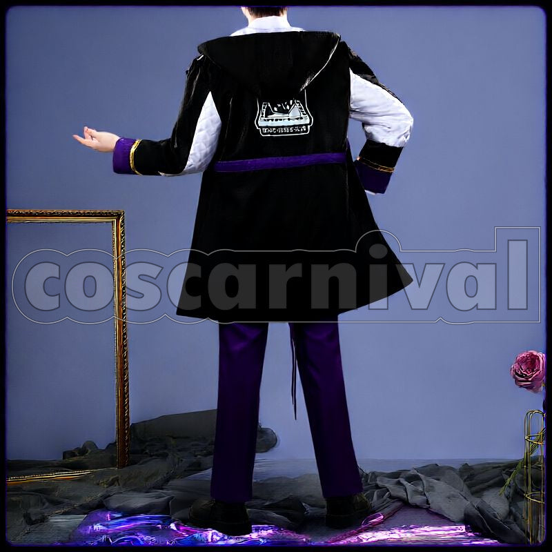 Ashengrotto Board Game Club Club Wear Cosplay cosplay costume from Disney Twisted-Wonderland Azul, back view