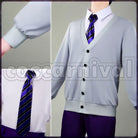 Ashengrotto Board Game Club Club Wear Cosplay cosplay costume from Disney Twisted-Wonderland Azul, front view 6