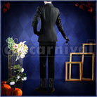 Ashengrotto Lost in the Book with Tim Burton's The Nightmare Before Christmas Halloween Cosplay cosplay costume from Disney Twisted-Wonderland Azul, back view 1