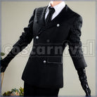 Ashengrotto Lost in the Book with Tim Burton's The Nightmare Before Christmas Halloween Cosplay cosplay costume from Disney Twisted-Wonderland Azul, front view 5