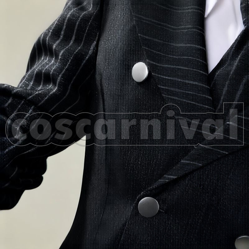Ashengrotto Lost in the Book with Tim Burton's The Nightmare Before Christmas Halloween Cosplay cosplay costume from Disney Twisted-Wonderland Azul, detail-1