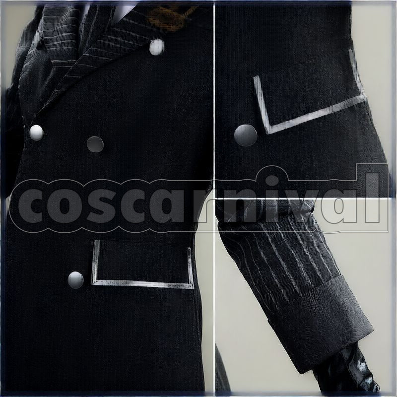Ashengrotto Lost in the Book with Tim Burton's The Nightmare Before Christmas Halloween Cosplay cosplay costume from Disney Twisted-Wonderland Azul, detail-2