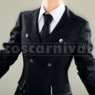 Ashengrotto Lost in the Book with Tim Burton's The Nightmare Before Christmas Halloween Cosplay cosplay costume from Disney Twisted-Wonderland Azul, front view 7