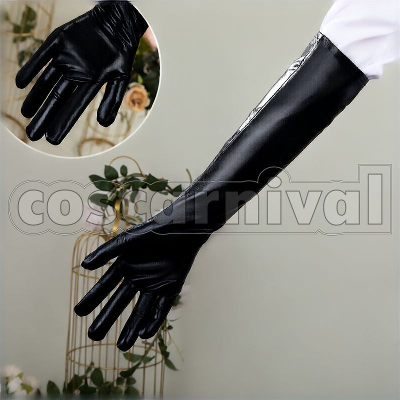 Ashengrotto Lost in the Book with Tim Burton's The Nightmare Before Christmas Halloween Cosplay cosplay costume from Disney Twisted-Wonderland Azul, accessory view