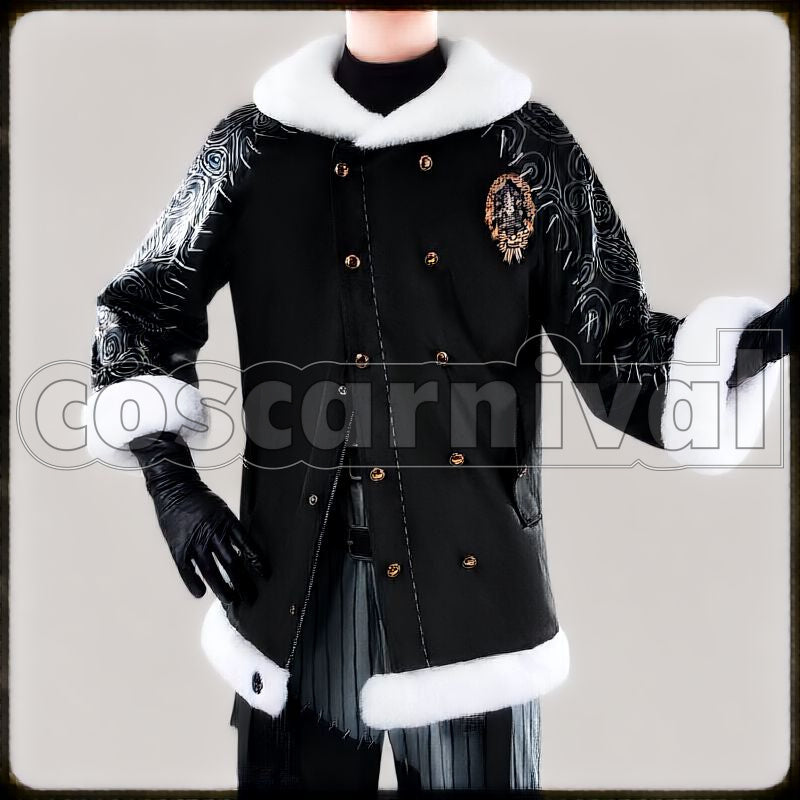 Diamond Lost in the Book with Tim Burton's The Nightmare Before Christmas First Christmas Cosplay cosplay costume from Disney Twisted-Wonderland Cater, front view 4