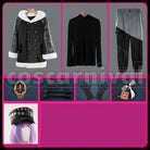 Diamond Lost in the Book with Tim Burton's The Nightmare Before Christmas First Christmas Cosplay cosplay costume from Disney Twisted-Wonderland Cater, set view