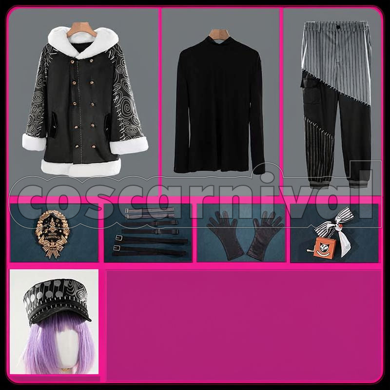 Diamond Lost in the Book with Tim Burton's The Nightmare Before Christmas First Christmas Cosplay cosplay costume from Disney Twisted-Wonderland Cater, set view