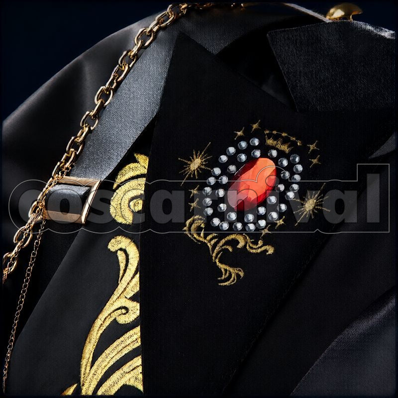 Trappola, Cater Diamond, Deuce Spade, Trey Clover, Riddle Rosehearts 5th Anniversary New Outfit Cosplay cosplay costume from Disney Twisted-Wonderland Ace, detail-1