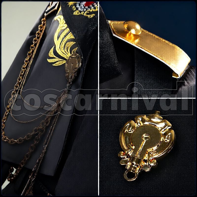 Trappola, Cater Diamond, Deuce Spade, Trey Clover, Riddle Rosehearts 5th Anniversary New Outfit Cosplay cosplay costume from Disney Twisted-Wonderland Ace, detail-2