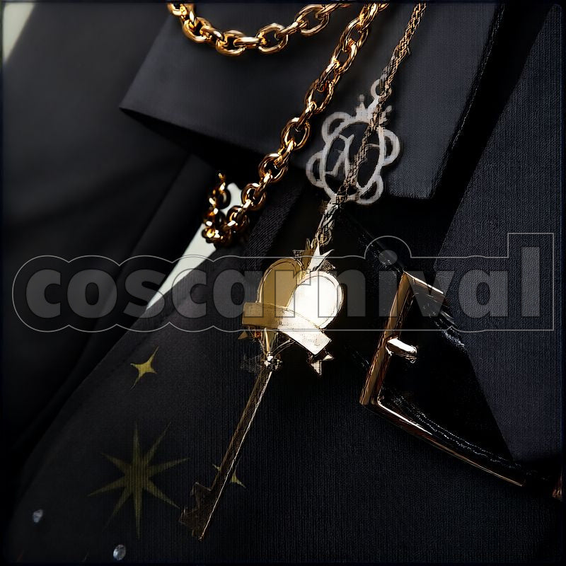 Trappola, Cater Diamond, Deuce Spade, Trey Clover, Riddle Rosehearts 5th Anniversary New Outfit Cosplay cosplay costume from Disney Twisted-Wonderland Ace, detail-3