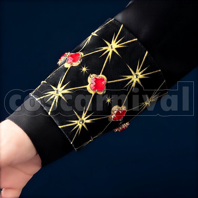 Trappola, Cater Diamond, Deuce Spade, Trey Clover, Riddle Rosehearts 5th Anniversary New Outfit Cosplay cosplay costume from Disney Twisted-Wonderland Ace, detail-6