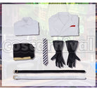Trappola, Cater Diamond, Deuce Spade, Trey Clover Lab Coat Cosplay cosplay costume from Disney Twisted-Wonderland Ace, set view