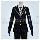 Ashengrotto, Jade Leech Octavinelle School Uniform Cosplay cosplay costume from Disney Twisted-Wonderland Azul, front view 1