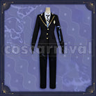 Ashengrotto, Jade Leech Octavinelle School Uniform Cosplay cosplay costume from Disney Twisted-Wonderland Azul, front view 2