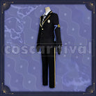 Ashengrotto, Jade Leech Octavinelle School Uniform Cosplay cosplay costume from Disney Twisted-Wonderland Azul, front view 4