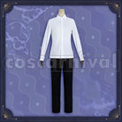 Ashengrotto, Jade Leech Octavinelle School Uniform Cosplay cosplay costume from Disney Twisted-Wonderland Azul, front view 6