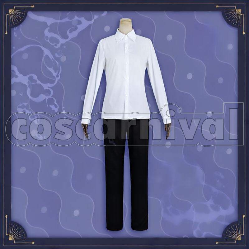 Ashengrotto, Jade Leech Octavinelle School Uniform Cosplay cosplay costume from Disney Twisted-Wonderland Azul, front view 6