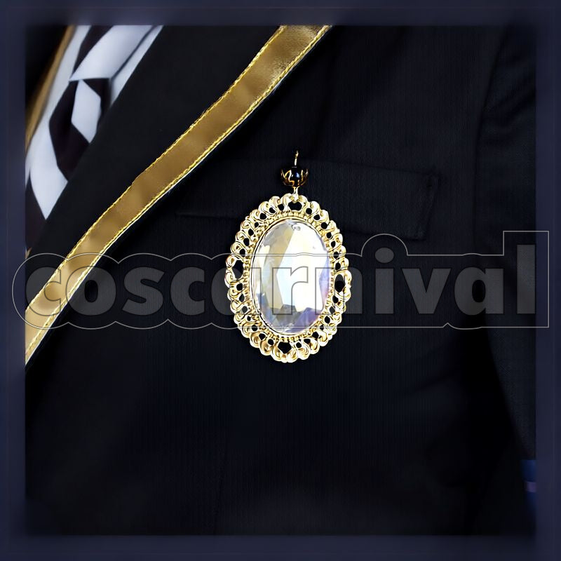 Ashengrotto, Jade Leech Octavinelle School Uniform Cosplay cosplay costume from Disney Twisted-Wonderland Azul, accessory view
