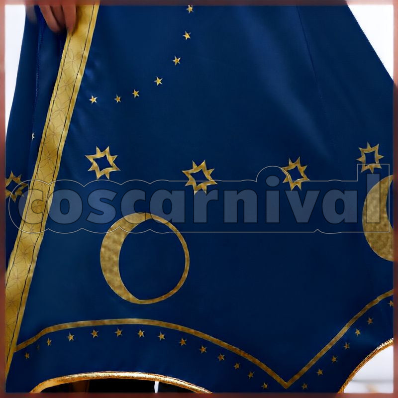 Spade, Trey Clover, Idia Shroud Wish Upon a Star / Starsending Robes Cosplay cosplay costume from Disney Twisted-Wonderland Deuce, detail-4