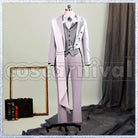 Shroud, Malleus Draconia, Lilia Vanrouge Platinum Jacket Cosplay cosplay costume from Disney Twisted-Wonderland Idia, front view 2