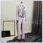 Shroud, Malleus Draconia, Lilia Vanrouge Platinum Jacket Cosplay cosplay costume from Disney Twisted-Wonderland Idia, front view 3