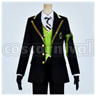 Draconia, Sebek Zigvolt Diasomnia School Uniform Cosplay cosplay costume from Disney Twisted-Wonderland Malleus, front view 1