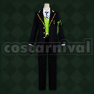 Draconia, Sebek Zigvolt Diasomnia School Uniform Cosplay cosplay costume from Disney Twisted-Wonderland Malleus, front view 2