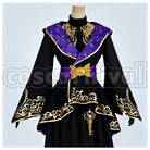 Rosehearts, Leona Kingscholar, Ace Trappola, Idia Shroud, All Members Ceremonial Robes Cosplay cosplay costume from Disney Twisted-Wonderland Riddle, front view 1