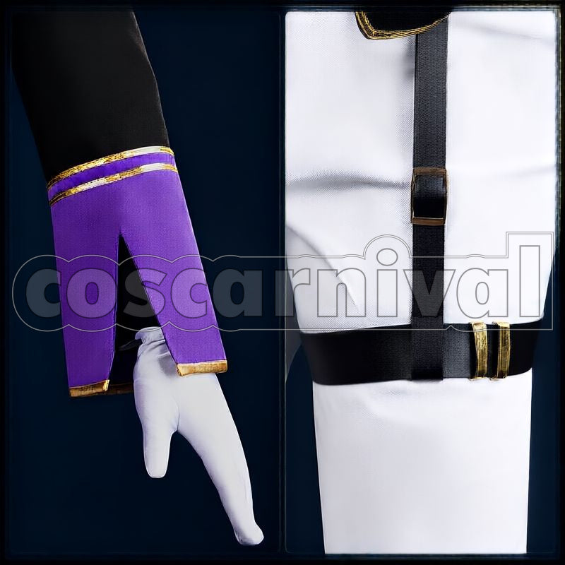 Riddle Rosehearts Equestrian Club Club Wear Cosplay cosplay costume from Disney Twisted-Wonderland Silver, detail-1