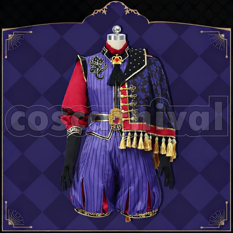 Felmier Glorious Masquerade: Let the Bell of Solace Ring Cosplay cosplay costume from Disney Twisted-Wonderland Epel, front view 2